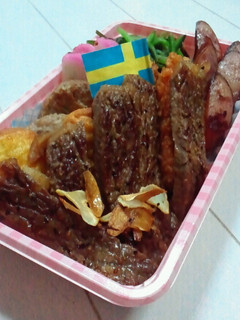 ステーキ弁当-レシピのメイン写真