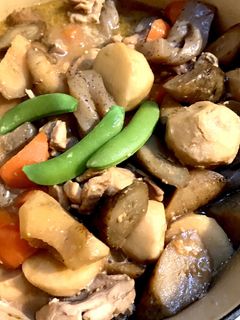 里芋と鶏肉のこっくり味噌味煮物-レシピのメイン写真