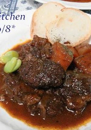 牛肉赤ワイン煮こみ-レシピのメイン写真