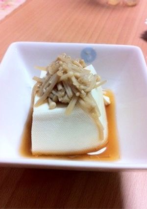 冷奴・ごはんにどうぞ！！簡単えのき旨和え-レシピのメイン写真