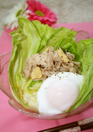 シンプルが最高♪ガーリック豚マヨ丼-レシピのメイン写真