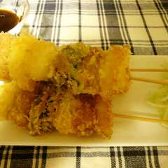รูปของ みんな大好きウインナーで串カツ☆