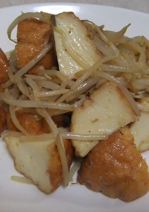 魚河岸あげともやしのわさびマヨ炒め-レシピのメイン写真