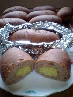 焼き芋パン-レシピのメイン写真