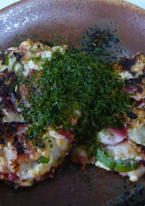 たこと豆腐のふわふわ焼き-レシピのメイン写真