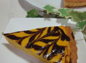 かぼちゃのマーブルチーズタルト♡-レシピのメイン写真