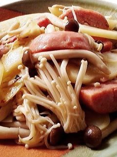 きのことスパムの洋風炒め-レシピのメイン写真