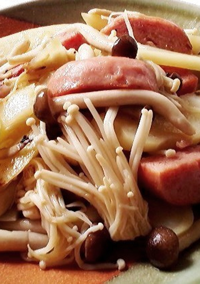 きのことスパムの洋風炒め-レシピのメイン写真