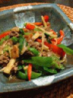 あるものでなんとか「牛肉と新ショウガの中華風炒め」-レシピのメイン写真