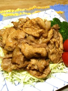 定番☆薄切り肉でしょうが焼き-レシピのメイン写真