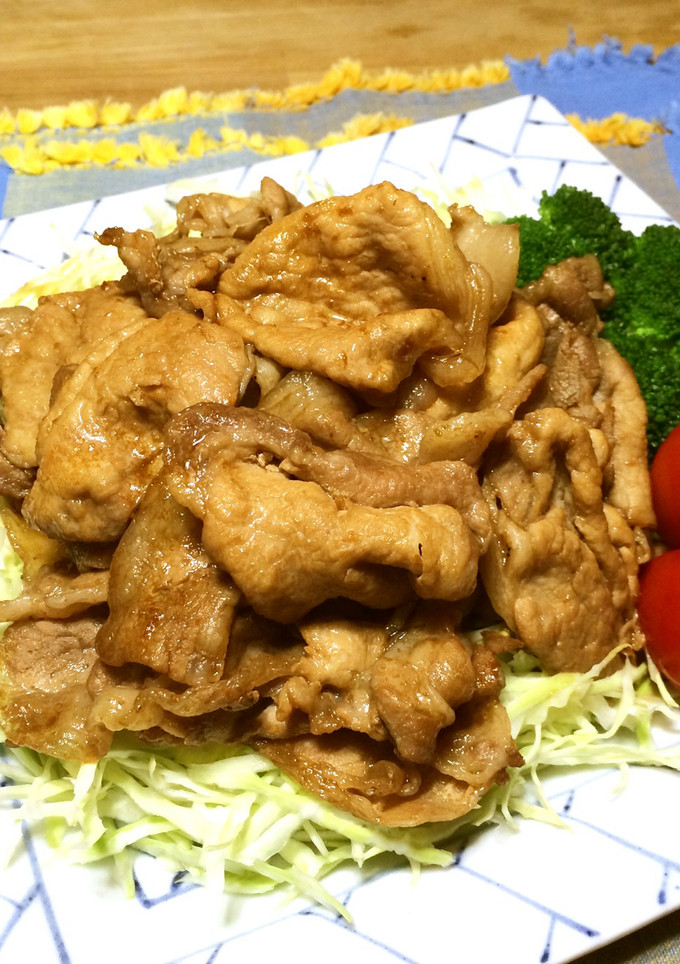 定番☆薄切り肉でしょうが焼き-レシピのメイン写真