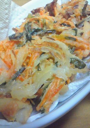 定番☆節約料理の王様、かきあげ！-レシピのメイン写真