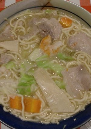 サッポロ一番ちゃんぽん電子レンジでチン♪-レシピのメイン写真