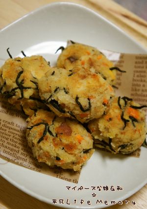 おからと焼き鳥の小判焼き-レシピのメイン写真