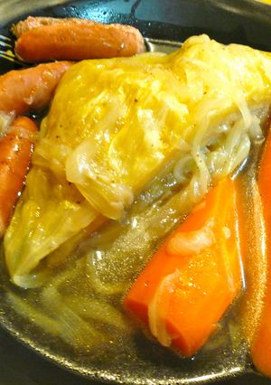 圧力鍋で野菜とウインナーの丸ごと煮-レシピのメイン写真