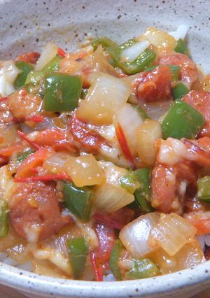 ☆洋風☆野菜炒め丼-レシピのメイン写真