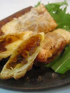 新生姜とカレーチーズ揚げ餃子巻き-レシピのメイン写真