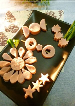 パスタと魚ニソ・蒲鉾でお弁当素材☆-レシピのメイン写真