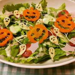 รูปของ サラダに❤ハロウィンオバケ★
