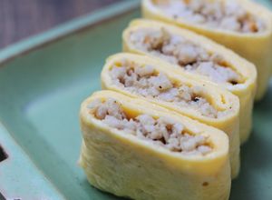 お弁当に☆立てて入れられるミートオムレツ-レシピのメイン写真
