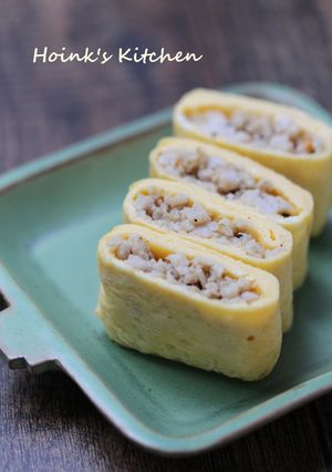 お弁当に☆立てて入れられるミートオムレツ-レシピのメイン写真