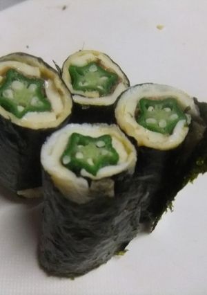 おくらの海苔巻き-レシピのメイン写真