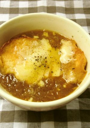 アツアツふうふう♫オニオングラタンスープ-レシピのメイン写真
