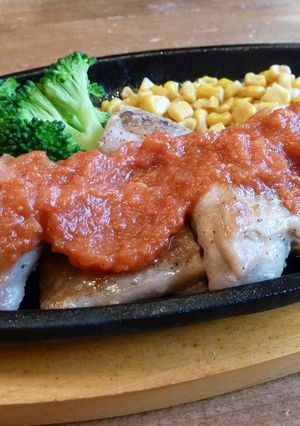 簡単☆チキンガーリックステーキ-レシピのメイン写真