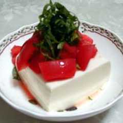 รูปของ トマトの冷奴
