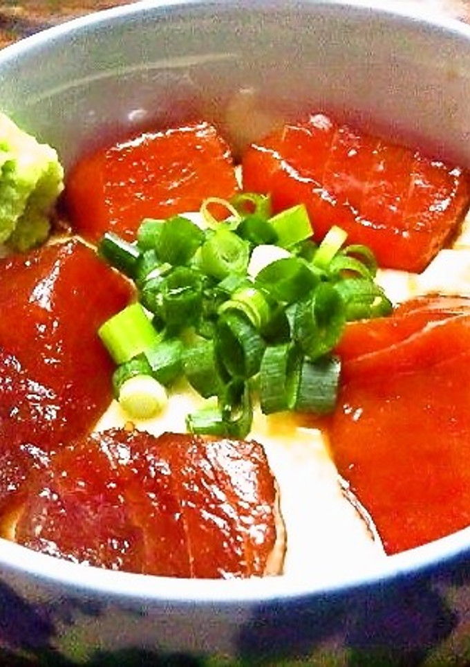 職人仕込みの味！漬けマグロの山かけ-レシピのメイン写真