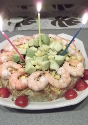 お祝いに☆寿司ケーキ☆-レシピのメイン写真