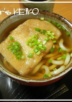 きつねうどんとお稲荷さんのお揚げさん-レシピのメイン写真
