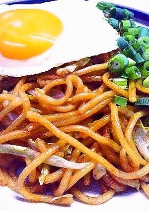 濃厚ソースで！屋台のちゃんぽん麺やきそば-レシピのメイン写真