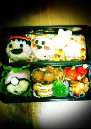 ●運動会弁当● キャラ弁-レシピのメイン写真