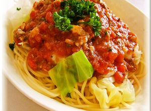鯖とトマトのパスタ♡缶詰で簡単♪-レシピのメイン写真