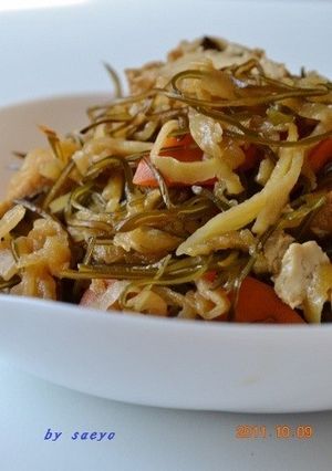 切干し大根・刻み昆布の炒め煮-レシピのメイン写真