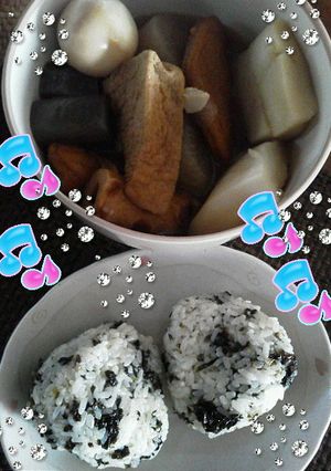 簡単おでんと♪韓国海苔おにぎり-レシピのメイン写真
