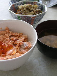 鮭といくらの親子丼-レシピのメイン写真
