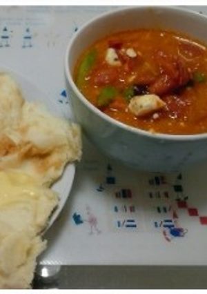 炒めるだけ★カレー風味のトマトスープ-レシピのメイン写真