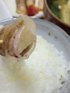 豚バラの新生姜ぐるぐる巻き-レシピのメイン写真