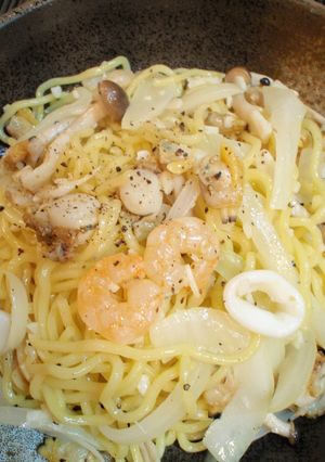 シーフード☆バター焼きそば-レシピのメイン写真