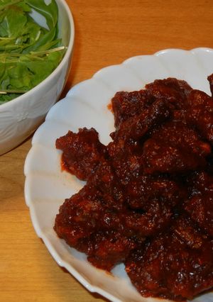 鹿肉のケチャップ和え-レシピのメイン写真
