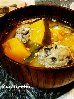 鯖つくねの豆乳味噌汁-レシピのメイン写真