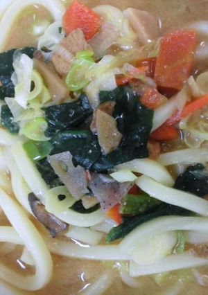 味噌うどん-レシピのメイン写真