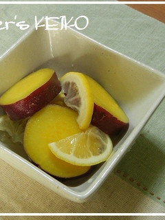【農家のレシピ】さつまいものレモン煮-レシピのメイン写真
