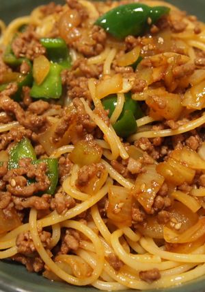 プルコギ風ミートソースパスタ-レシピのメイン写真