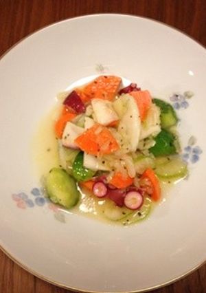 タコと野菜のミックスマリネ-レシピのメイン写真