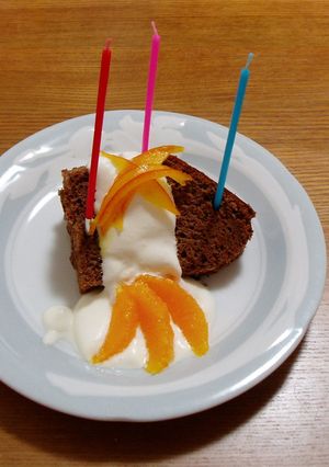 ほろにが☆チョコシフォンケーキ-レシピのメイン写真