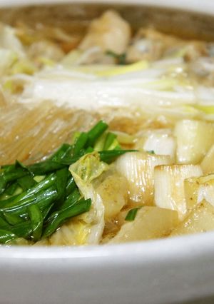 簡単！ねぎ鍋　（ほぼ鶏鍋ｗ）-レシピのメイン写真