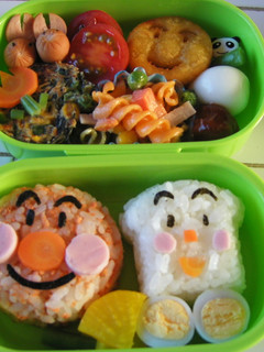 キャラ弁♪アンパンマン&ショクパンマン-レシピのメイン写真